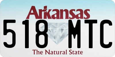 AR license plate 518MTC