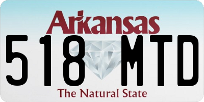 AR license plate 518MTD