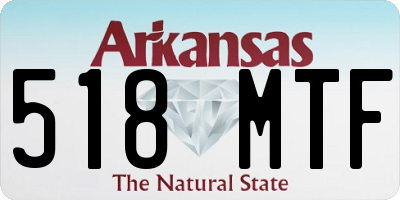 AR license plate 518MTF