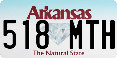 AR license plate 518MTH