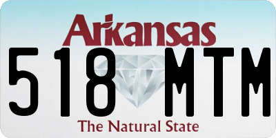 AR license plate 518MTM
