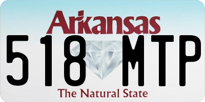AR license plate 518MTP