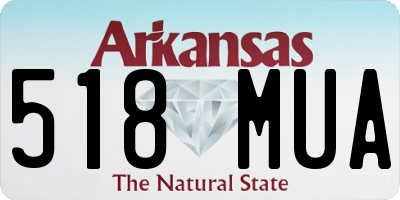 AR license plate 518MUA