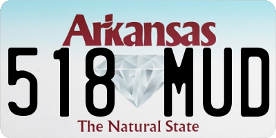 AR license plate 518MUD