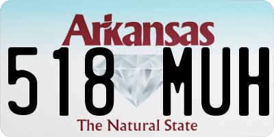 AR license plate 518MUH