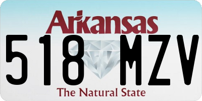 AR license plate 518MZV