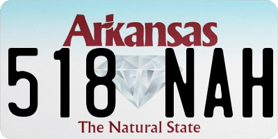 AR license plate 518NAH