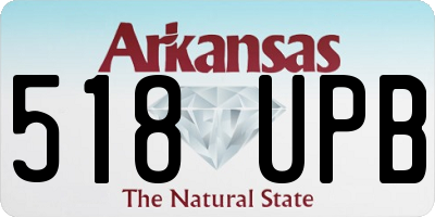 AR license plate 518UPB