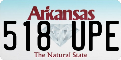AR license plate 518UPE