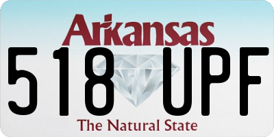 AR license plate 518UPF