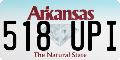 AR license plate 518UPI