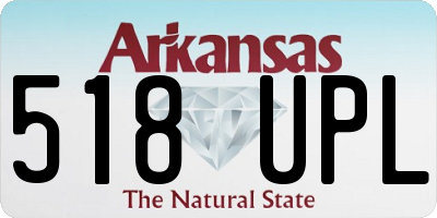 AR license plate 518UPL