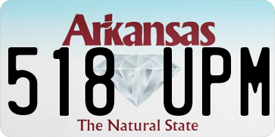 AR license plate 518UPM