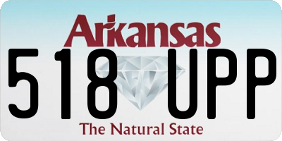 AR license plate 518UPP