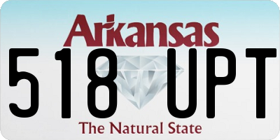 AR license plate 518UPT