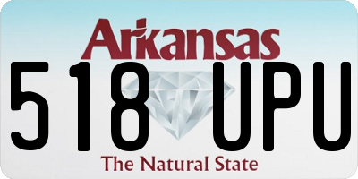 AR license plate 518UPU
