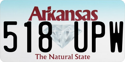 AR license plate 518UPW
