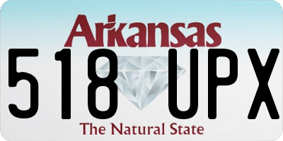 AR license plate 518UPX