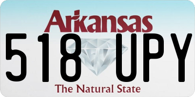 AR license plate 518UPY