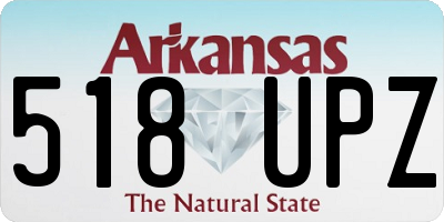 AR license plate 518UPZ