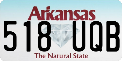 AR license plate 518UQB