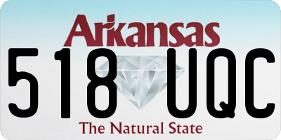 AR license plate 518UQC