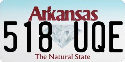 AR license plate 518UQE