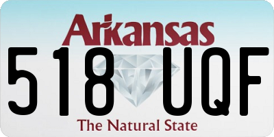 AR license plate 518UQF