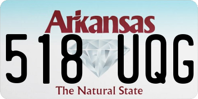 AR license plate 518UQG