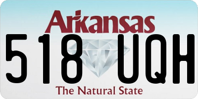 AR license plate 518UQH