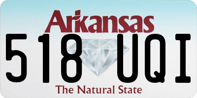 AR license plate 518UQI