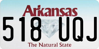 AR license plate 518UQJ