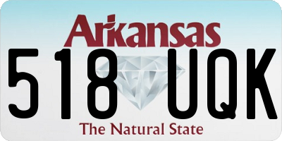 AR license plate 518UQK