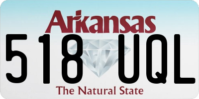AR license plate 518UQL