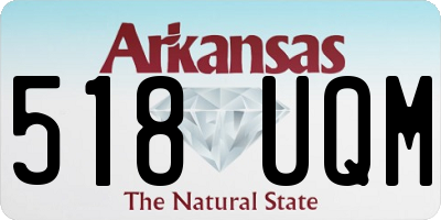 AR license plate 518UQM