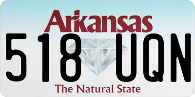 AR license plate 518UQN