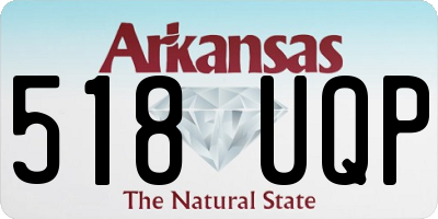 AR license plate 518UQP