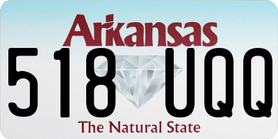 AR license plate 518UQQ
