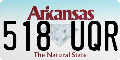 AR license plate 518UQR