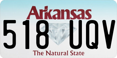 AR license plate 518UQV