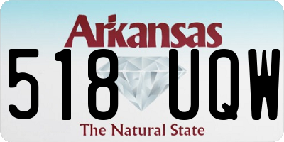 AR license plate 518UQW