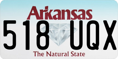 AR license plate 518UQX
