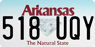 AR license plate 518UQY