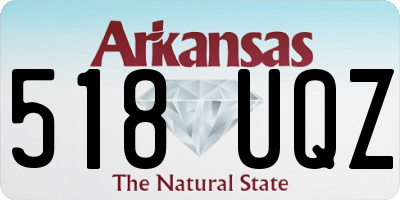 AR license plate 518UQZ