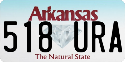 AR license plate 518URA