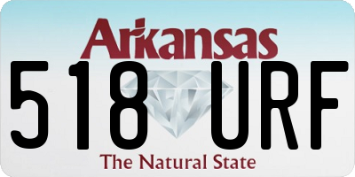AR license plate 518URF