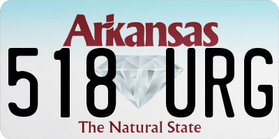 AR license plate 518URG