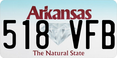 AR license plate 518VFB