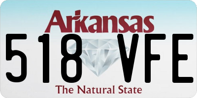 AR license plate 518VFE
