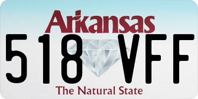 AR license plate 518VFF